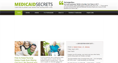 Desktop Screenshot of medicaidsecrets.com